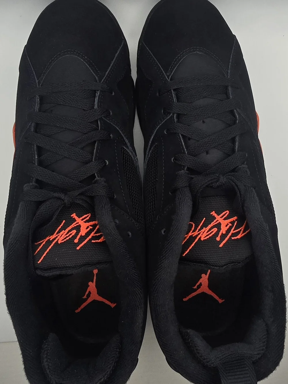 Jordan MVP 92 Black with Red Accent Low-Top Sneaker Mens 10.5